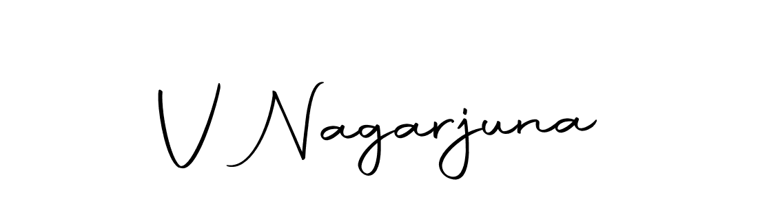 Design your own signature with our free online signature maker. With this signature software, you can create a handwritten (Autography-DOLnW) signature for name V Nagarjuna. V Nagarjuna signature style 10 images and pictures png