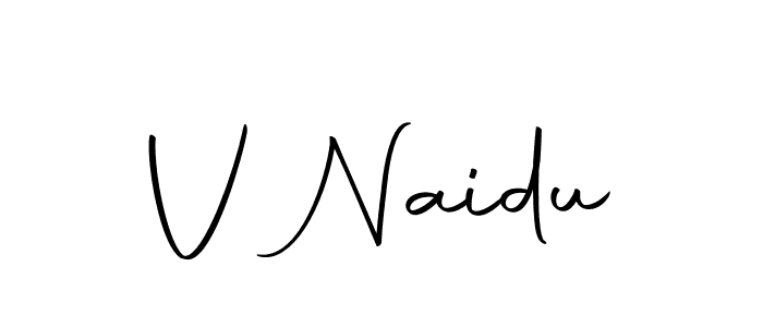 This is the best signature style for the V Naidu name. Also you like these signature font (Autography-DOLnW). Mix name signature. V Naidu signature style 10 images and pictures png