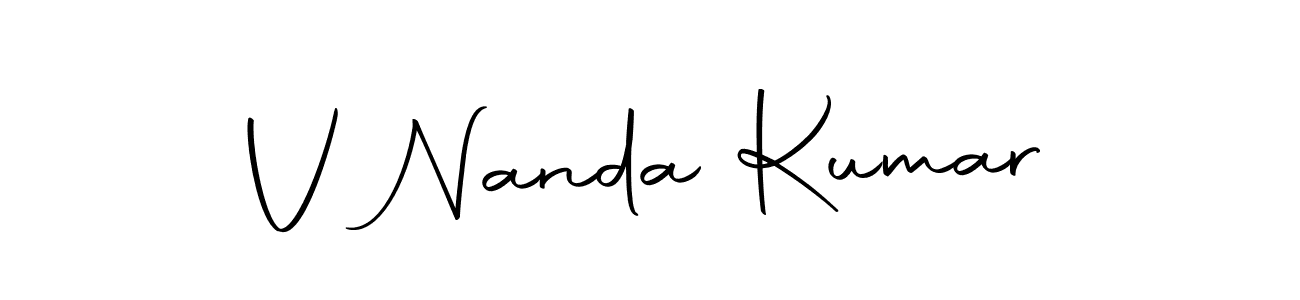 Here are the top 10 professional signature styles for the name V Nanda Kumar. These are the best autograph styles you can use for your name. V Nanda Kumar signature style 10 images and pictures png