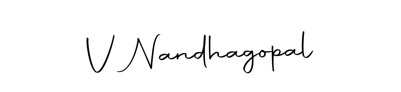 You can use this online signature creator to create a handwritten signature for the name V Nandhagopal. This is the best online autograph maker. V Nandhagopal signature style 10 images and pictures png