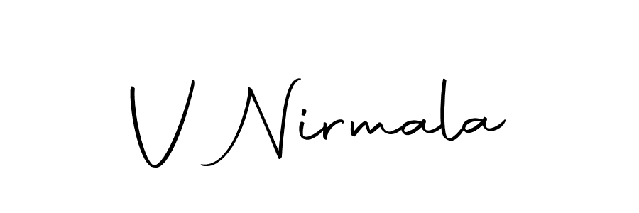 V Nirmala stylish signature style. Best Handwritten Sign (Autography-DOLnW) for my name. Handwritten Signature Collection Ideas for my name V Nirmala. V Nirmala signature style 10 images and pictures png