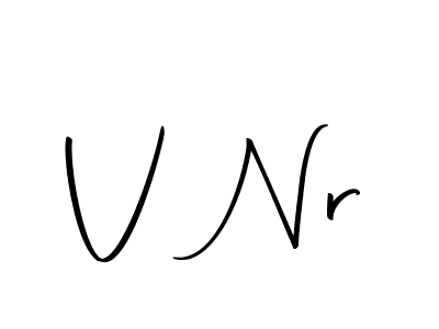 How to make V Nr signature? Autography-DOLnW is a professional autograph style. Create handwritten signature for V Nr name. V Nr signature style 10 images and pictures png