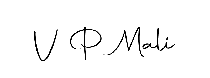 You should practise on your own different ways (Autography-DOLnW) to write your name (V P Mali) in signature. don't let someone else do it for you. V P Mali signature style 10 images and pictures png