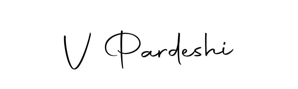 Make a beautiful signature design for name V Pardeshi. With this signature (Autography-DOLnW) style, you can create a handwritten signature for free. V Pardeshi signature style 10 images and pictures png