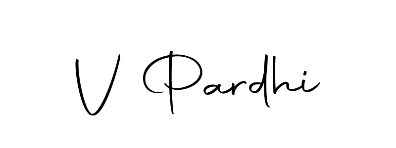How to make V Pardhi signature? Autography-DOLnW is a professional autograph style. Create handwritten signature for V Pardhi name. V Pardhi signature style 10 images and pictures png