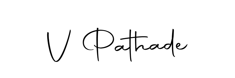 if you are searching for the best signature style for your name V Pathade. so please give up your signature search. here we have designed multiple signature styles  using Autography-DOLnW. V Pathade signature style 10 images and pictures png