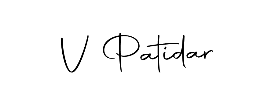 Here are the top 10 professional signature styles for the name V Patidar. These are the best autograph styles you can use for your name. V Patidar signature style 10 images and pictures png