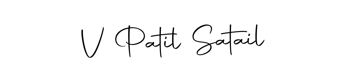 if you are searching for the best signature style for your name V Patil Satail. so please give up your signature search. here we have designed multiple signature styles  using Autography-DOLnW. V Patil Satail signature style 10 images and pictures png