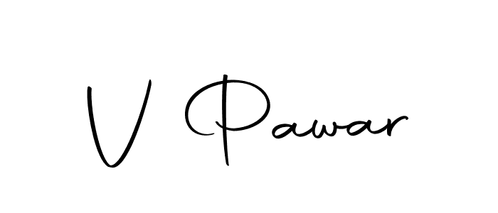 How to make V Pawar signature? Autography-DOLnW is a professional autograph style. Create handwritten signature for V Pawar name. V Pawar signature style 10 images and pictures png