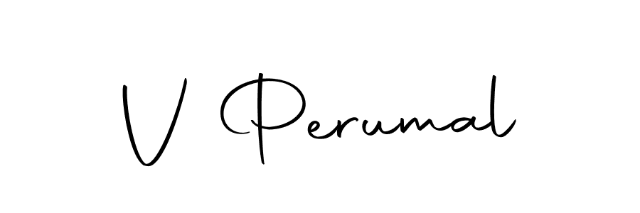 if you are searching for the best signature style for your name V Perumal. so please give up your signature search. here we have designed multiple signature styles  using Autography-DOLnW. V Perumal signature style 10 images and pictures png
