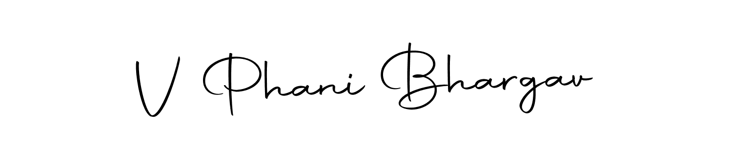 Also we have V Phani Bhargav name is the best signature style. Create professional handwritten signature collection using Autography-DOLnW autograph style. V Phani Bhargav signature style 10 images and pictures png