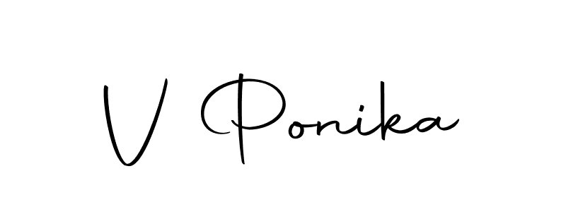 This is the best signature style for the V Ponika name. Also you like these signature font (Autography-DOLnW). Mix name signature. V Ponika signature style 10 images and pictures png