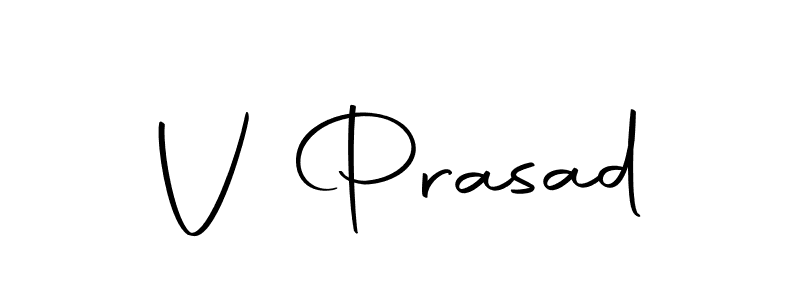 Make a beautiful signature design for name V Prasad. With this signature (Autography-DOLnW) style, you can create a handwritten signature for free. V Prasad signature style 10 images and pictures png