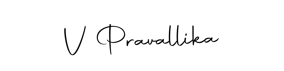 Also we have V Pravallika name is the best signature style. Create professional handwritten signature collection using Autography-DOLnW autograph style. V Pravallika signature style 10 images and pictures png