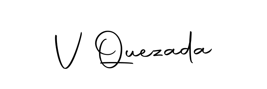 Also we have V Quezada name is the best signature style. Create professional handwritten signature collection using Autography-DOLnW autograph style. V Quezada signature style 10 images and pictures png