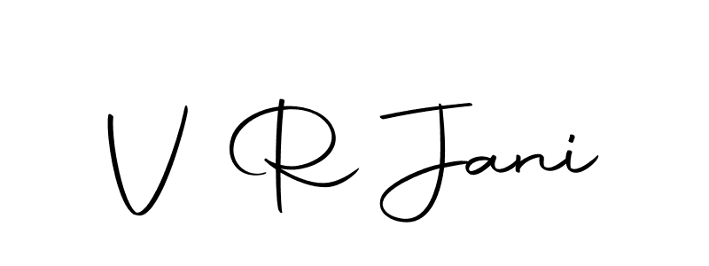 Here are the top 10 professional signature styles for the name V R Jani. These are the best autograph styles you can use for your name. V R Jani signature style 10 images and pictures png