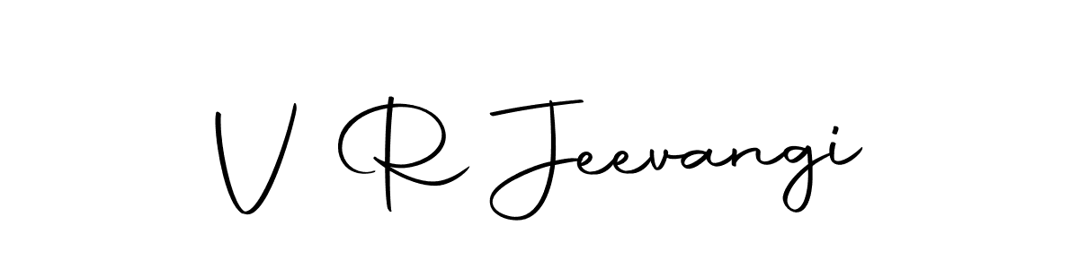 Autography-DOLnW is a professional signature style that is perfect for those who want to add a touch of class to their signature. It is also a great choice for those who want to make their signature more unique. Get V R Jeevangi name to fancy signature for free. V R Jeevangi signature style 10 images and pictures png
