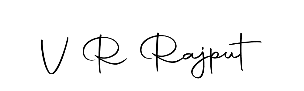 Use a signature maker to create a handwritten signature online. With this signature software, you can design (Autography-DOLnW) your own signature for name V R Rajput. V R Rajput signature style 10 images and pictures png