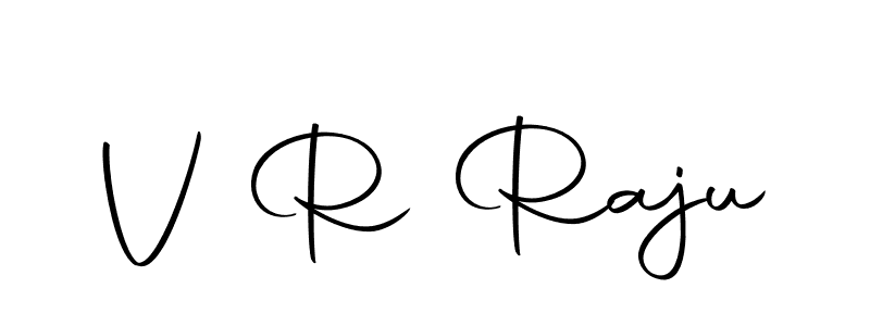 Create a beautiful signature design for name V R Raju. With this signature (Autography-DOLnW) fonts, you can make a handwritten signature for free. V R Raju signature style 10 images and pictures png