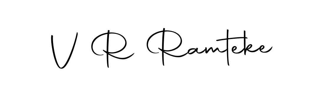 Also You can easily find your signature by using the search form. We will create V R Ramteke name handwritten signature images for you free of cost using Autography-DOLnW sign style. V R Ramteke signature style 10 images and pictures png
