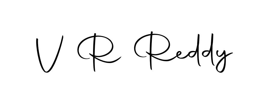 The best way (Autography-DOLnW) to make a short signature is to pick only two or three words in your name. The name V R Reddy include a total of six letters. For converting this name. V R Reddy signature style 10 images and pictures png