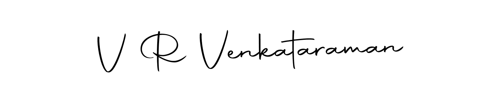 You should practise on your own different ways (Autography-DOLnW) to write your name (V R Venkataraman) in signature. don't let someone else do it for you. V R Venkataraman signature style 10 images and pictures png