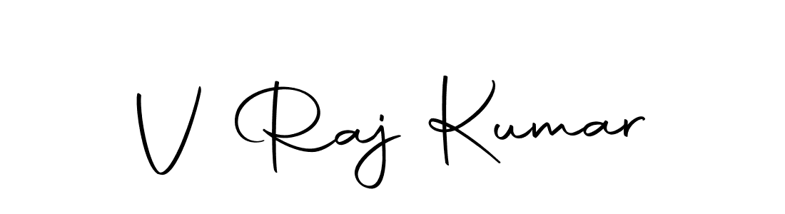 You can use this online signature creator to create a handwritten signature for the name V Raj Kumar. This is the best online autograph maker. V Raj Kumar signature style 10 images and pictures png