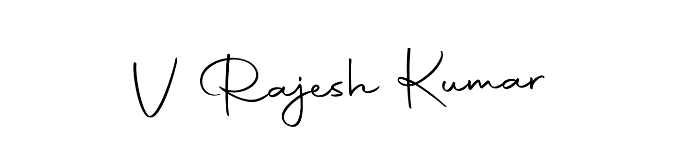 It looks lik you need a new signature style for name V Rajesh Kumar. Design unique handwritten (Autography-DOLnW) signature with our free signature maker in just a few clicks. V Rajesh Kumar signature style 10 images and pictures png