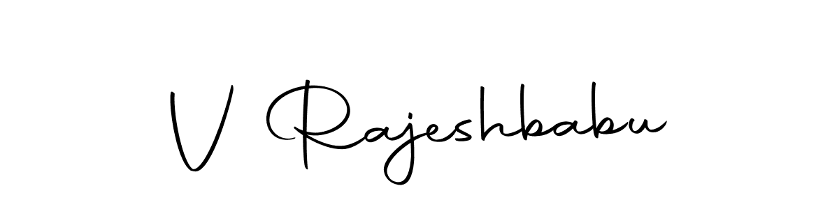 Design your own signature with our free online signature maker. With this signature software, you can create a handwritten (Autography-DOLnW) signature for name V Rajeshbabu. V Rajeshbabu signature style 10 images and pictures png