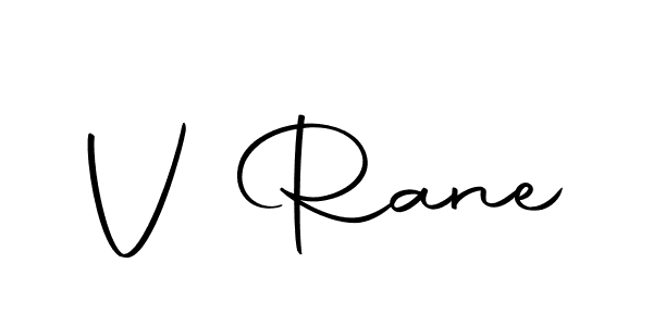 Make a beautiful signature design for name V Rane. With this signature (Autography-DOLnW) style, you can create a handwritten signature for free. V Rane signature style 10 images and pictures png