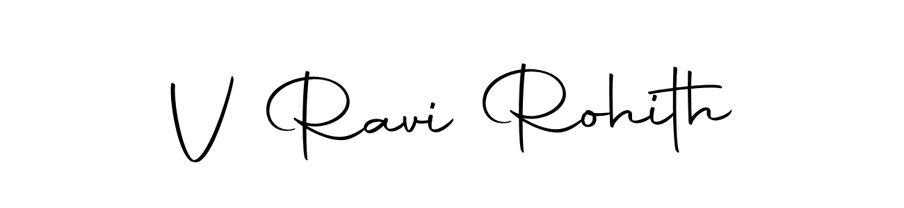 How to make V Ravi Rohith signature? Autography-DOLnW is a professional autograph style. Create handwritten signature for V Ravi Rohith name. V Ravi Rohith signature style 10 images and pictures png