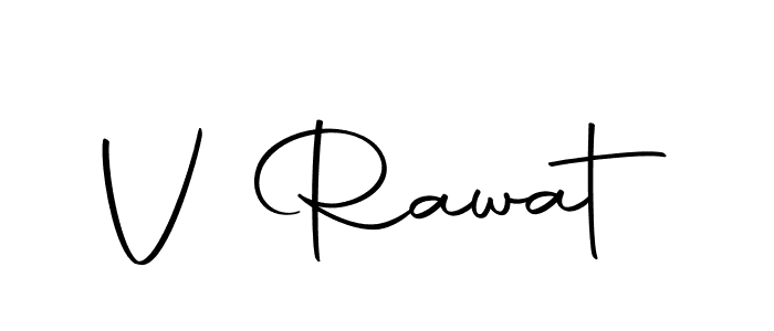 Also we have V Rawat name is the best signature style. Create professional handwritten signature collection using Autography-DOLnW autograph style. V Rawat signature style 10 images and pictures png