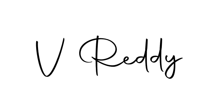 Make a beautiful signature design for name V Reddy. With this signature (Autography-DOLnW) style, you can create a handwritten signature for free. V Reddy signature style 10 images and pictures png