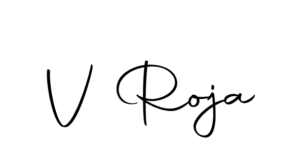 This is the best signature style for the V Roja name. Also you like these signature font (Autography-DOLnW). Mix name signature. V Roja signature style 10 images and pictures png