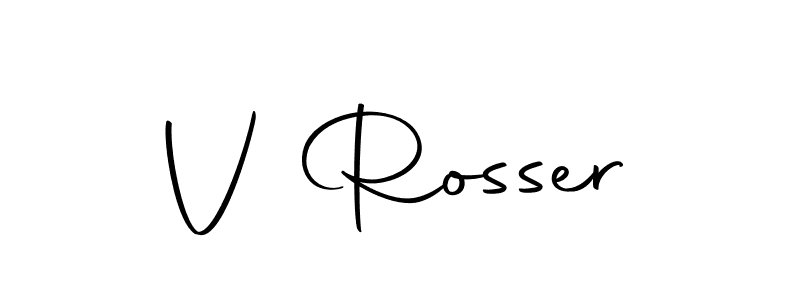 It looks lik you need a new signature style for name V Rosser. Design unique handwritten (Autography-DOLnW) signature with our free signature maker in just a few clicks. V Rosser signature style 10 images and pictures png