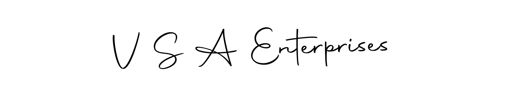 Similarly Autography-DOLnW is the best handwritten signature design. Signature creator online .You can use it as an online autograph creator for name V S A Enterprises. V S A Enterprises signature style 10 images and pictures png