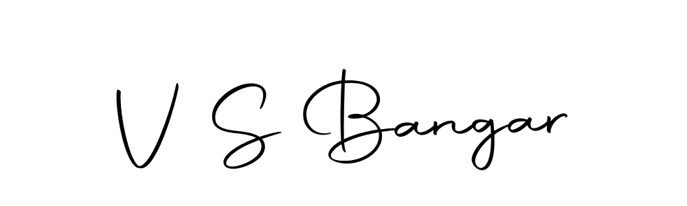 if you are searching for the best signature style for your name V S Bangar. so please give up your signature search. here we have designed multiple signature styles  using Autography-DOLnW. V S Bangar signature style 10 images and pictures png