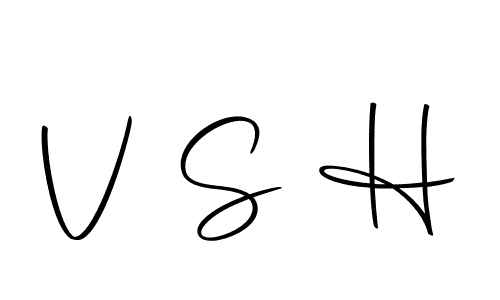 How to make V S H name signature. Use Autography-DOLnW style for creating short signs online. This is the latest handwritten sign. V S H signature style 10 images and pictures png