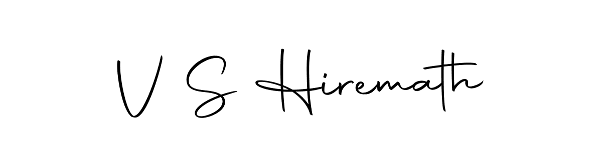 Make a beautiful signature design for name V S Hiremath. With this signature (Autography-DOLnW) style, you can create a handwritten signature for free. V S Hiremath signature style 10 images and pictures png