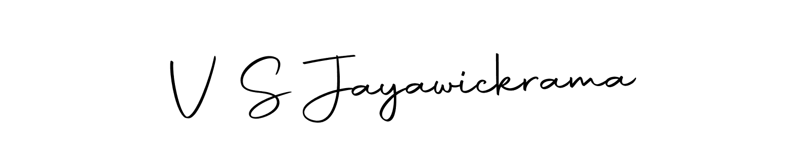 Also we have V S Jayawickrama name is the best signature style. Create professional handwritten signature collection using Autography-DOLnW autograph style. V S Jayawickrama signature style 10 images and pictures png