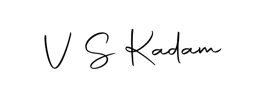 You should practise on your own different ways (Autography-DOLnW) to write your name (V S Kadam) in signature. don't let someone else do it for you. V S Kadam signature style 10 images and pictures png