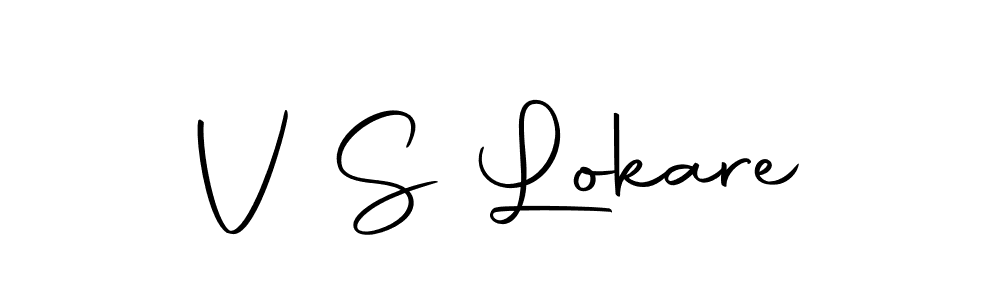 Make a beautiful signature design for name V S Lokare. With this signature (Autography-DOLnW) style, you can create a handwritten signature for free. V S Lokare signature style 10 images and pictures png