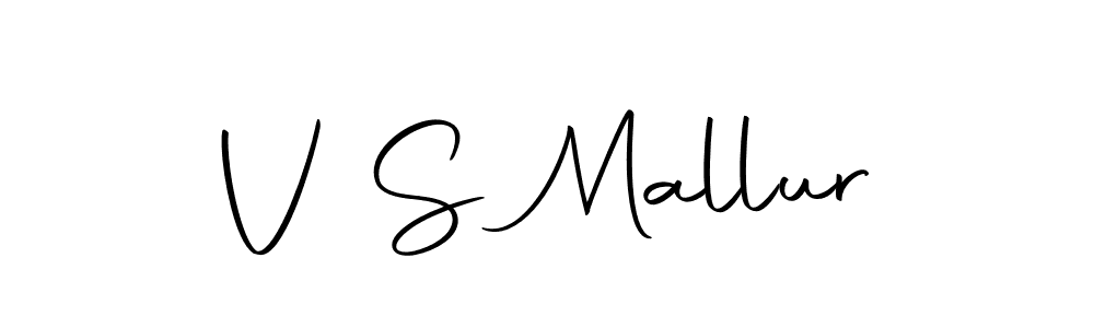 How to make V S Mallur signature? Autography-DOLnW is a professional autograph style. Create handwritten signature for V S Mallur name. V S Mallur signature style 10 images and pictures png