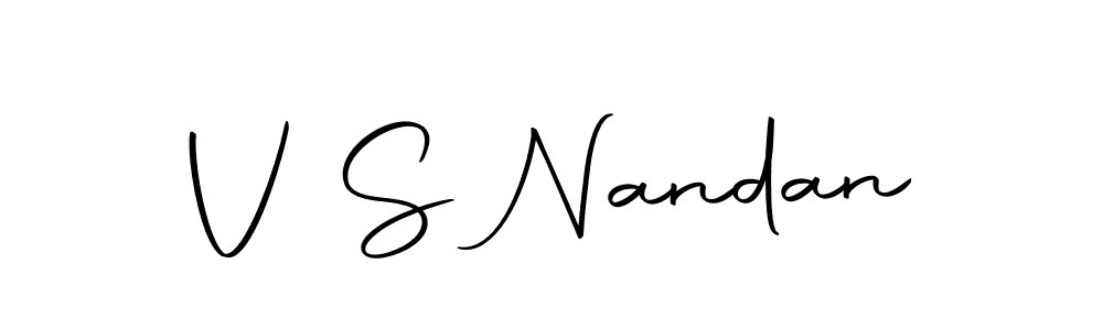 It looks lik you need a new signature style for name V S Nandan. Design unique handwritten (Autography-DOLnW) signature with our free signature maker in just a few clicks. V S Nandan signature style 10 images and pictures png
