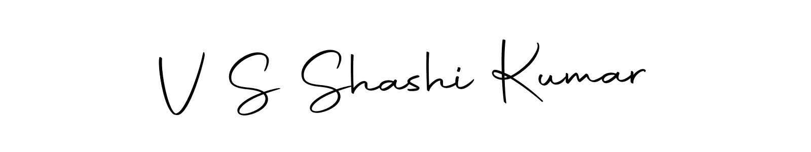 How to make V S Shashi Kumar signature? Autography-DOLnW is a professional autograph style. Create handwritten signature for V S Shashi Kumar name. V S Shashi Kumar signature style 10 images and pictures png