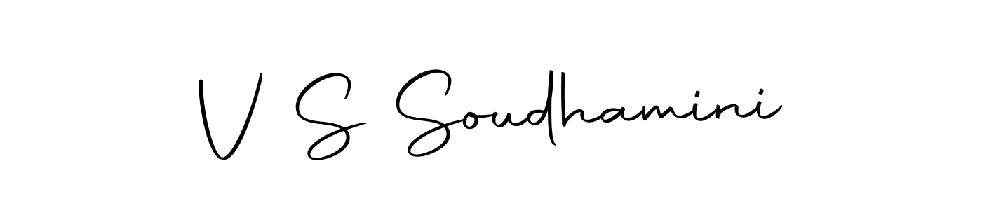 Autography-DOLnW is a professional signature style that is perfect for those who want to add a touch of class to their signature. It is also a great choice for those who want to make their signature more unique. Get V S Soudhamini name to fancy signature for free. V S Soudhamini signature style 10 images and pictures png