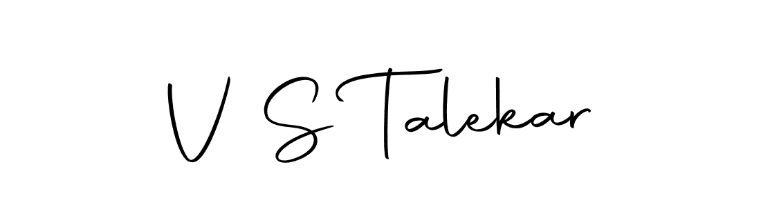 You can use this online signature creator to create a handwritten signature for the name V S Talekar. This is the best online autograph maker. V S Talekar signature style 10 images and pictures png