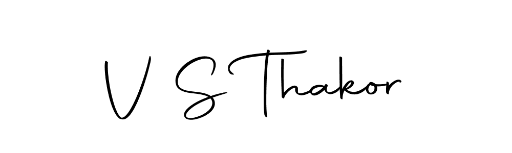 Design your own signature with our free online signature maker. With this signature software, you can create a handwritten (Autography-DOLnW) signature for name V S Thakor. V S Thakor signature style 10 images and pictures png