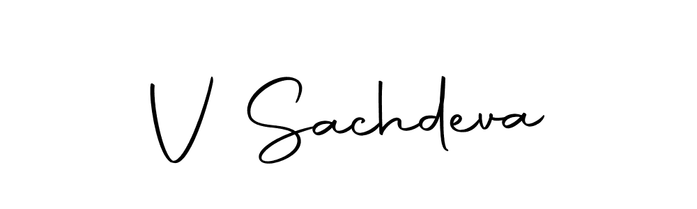 How to Draw V Sachdeva signature style? Autography-DOLnW is a latest design signature styles for name V Sachdeva. V Sachdeva signature style 10 images and pictures png