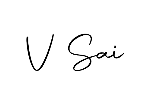 The best way (Autography-DOLnW) to make a short signature is to pick only two or three words in your name. The name V Sai include a total of six letters. For converting this name. V Sai signature style 10 images and pictures png